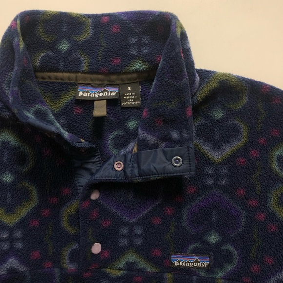 RARE 1990s Vintage Patagonia Synchilla Fleece Pullover Small Excellent Condition - Picture 2 of 12